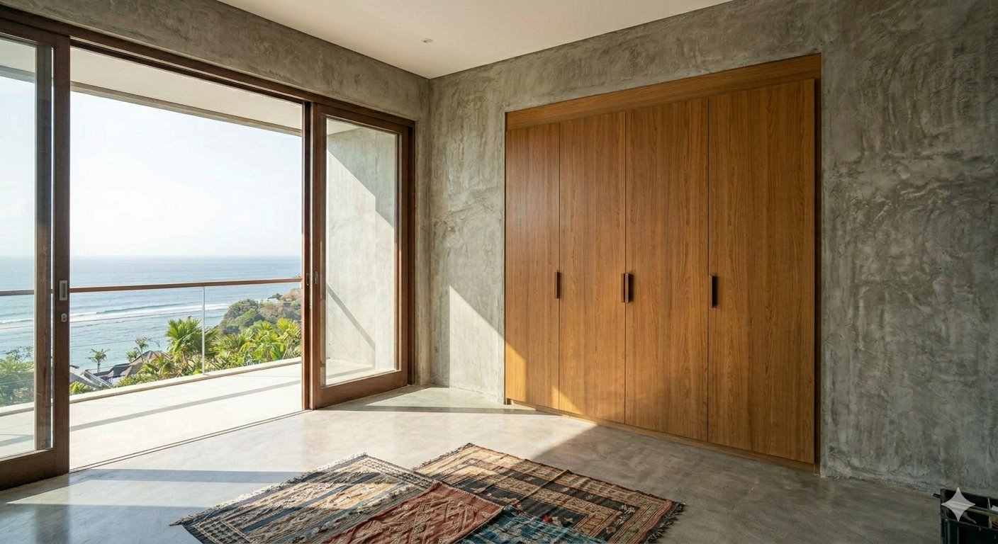Teak wardrobe