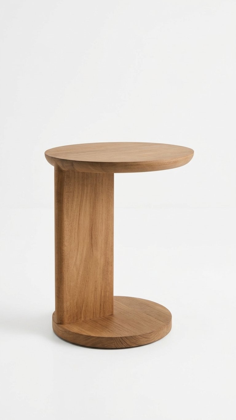 Teak side table